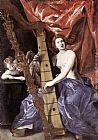 Famous Playing Paintings - Venus Playing the Harp (Allegory of Music)